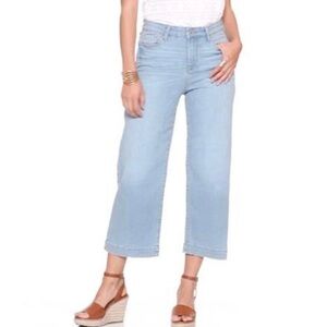 Old Navy Light Wash Wide Leg Crop Jeans 8